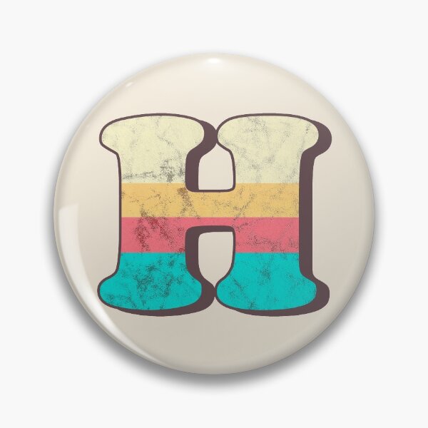 Item preview, H letter, vintage alphabet, typography, font designed and sold by OkihanaShop.