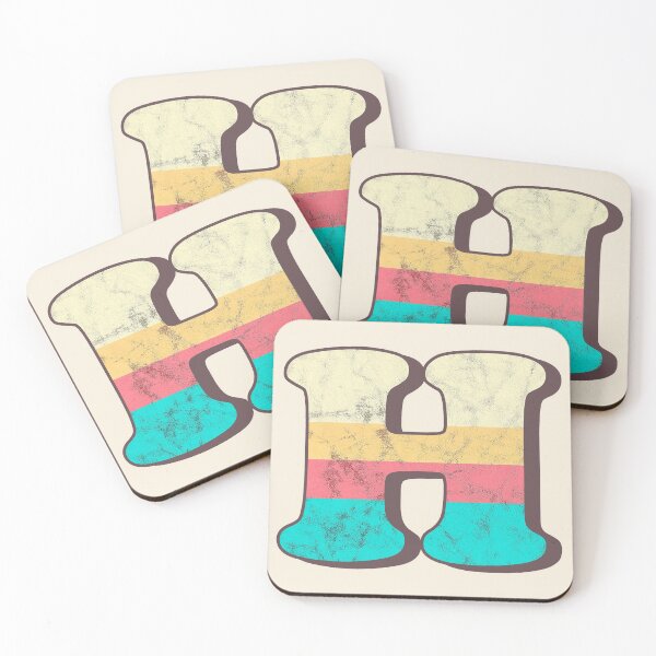 Item preview, H letter, vintage alphabet, typography, font designed and sold by OkihanaShop.