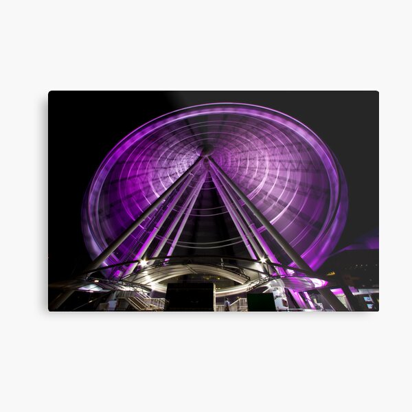 The Brisbane Wheel Metal Print
