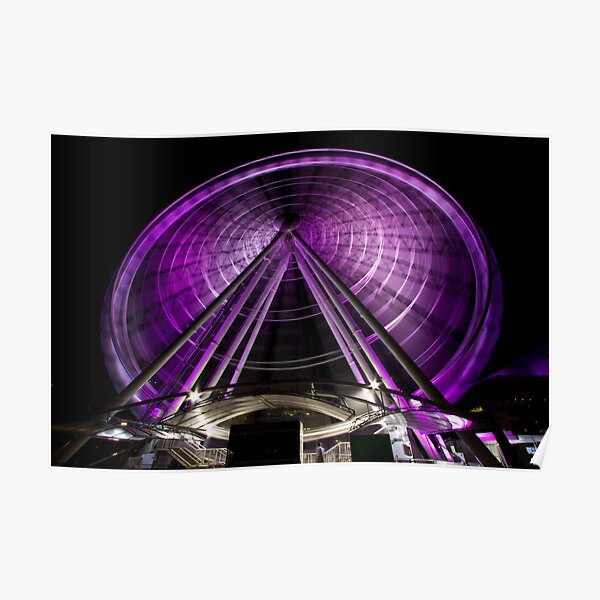The Brisbane Wheel Poster