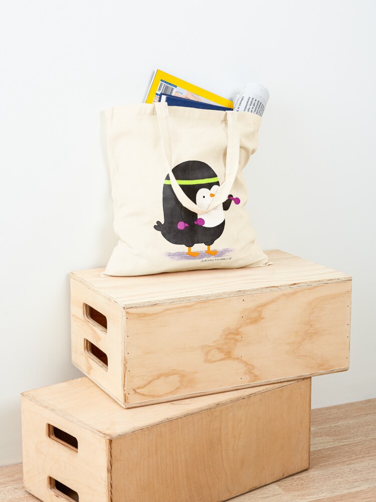 Alternate view of Penguin Workout Tote Bag
