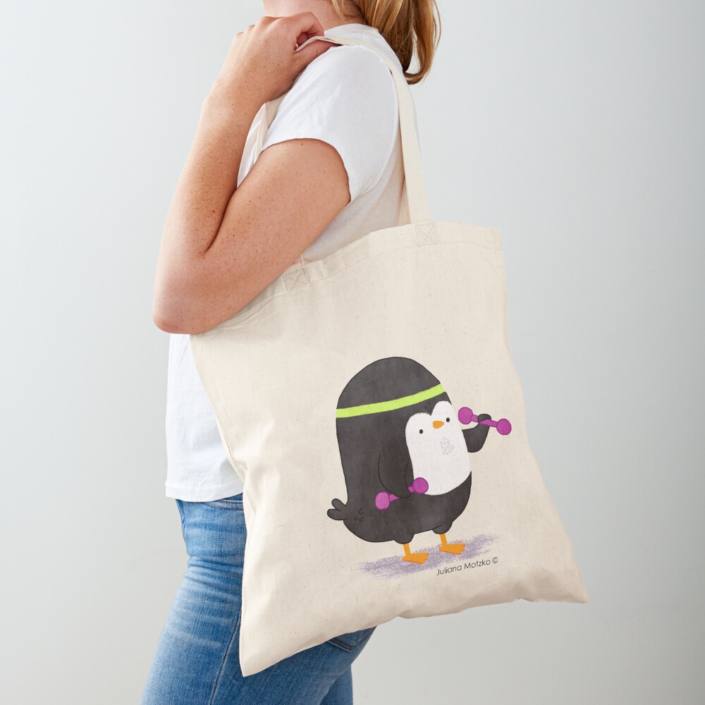 Penguin Workout Tote Bag