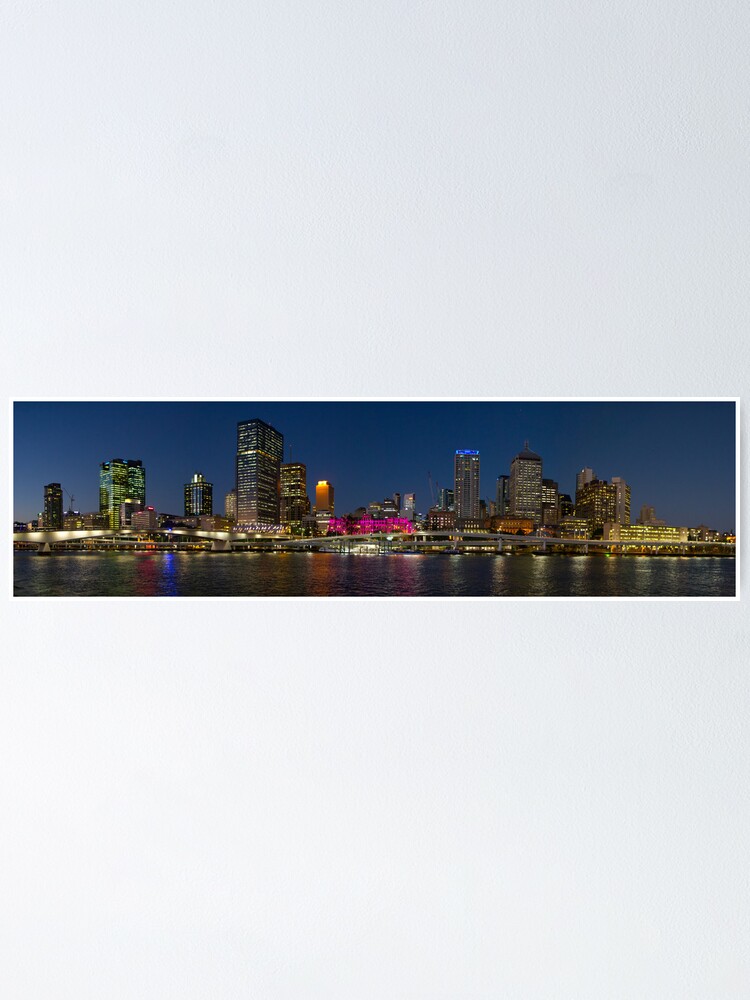 Alternate view of Purple Brisbane Poster