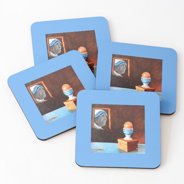 Item preview, Mother Tersa's Egg Cup quirky art designed and sold by Bagsyrose.