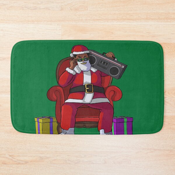 Item preview, Hip hop Black Santa Claus Christmas designed and sold by Nosek1ng.
