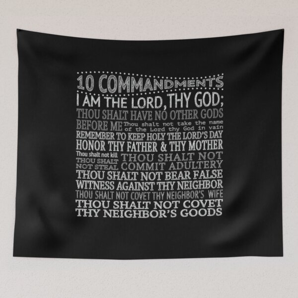 Item preview, The 10 Commandments Christian Religious Design designed and sold by Roland1980.