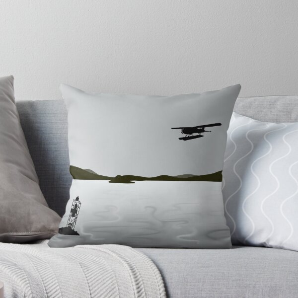 Item preview, Grey landscape plane designed and sold by Krystal  Thomas.