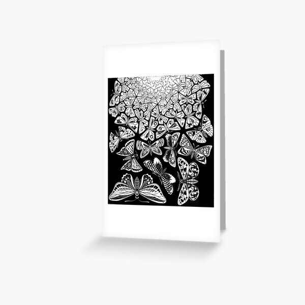 Butterflies Tessellation 1950 - Maurits Cornelis Escher Greeting Card