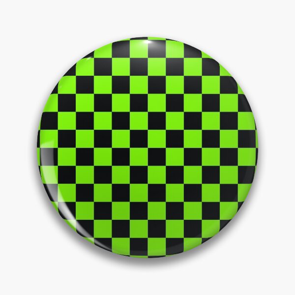 Item preview, UFO Green and Black Checker Board  designed and sold by Texterns.