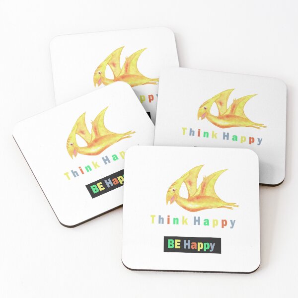 Item preview, Happy pterodactyl, think happy designed and sold by latiendadearyam.