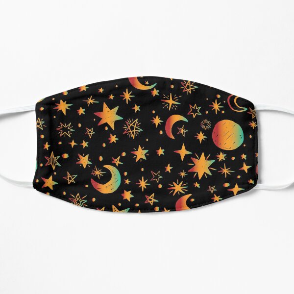 Celestial - Moon and Stars Flat Mask