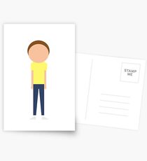 Minimalist Morty Postcards