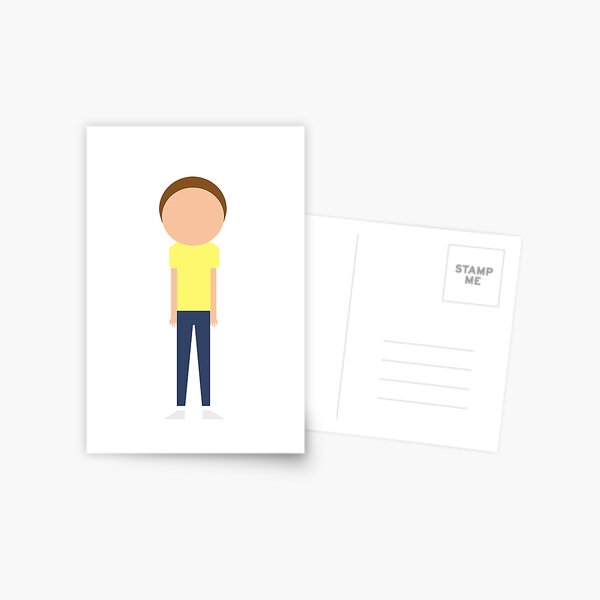 Minimalist Morty Postcard