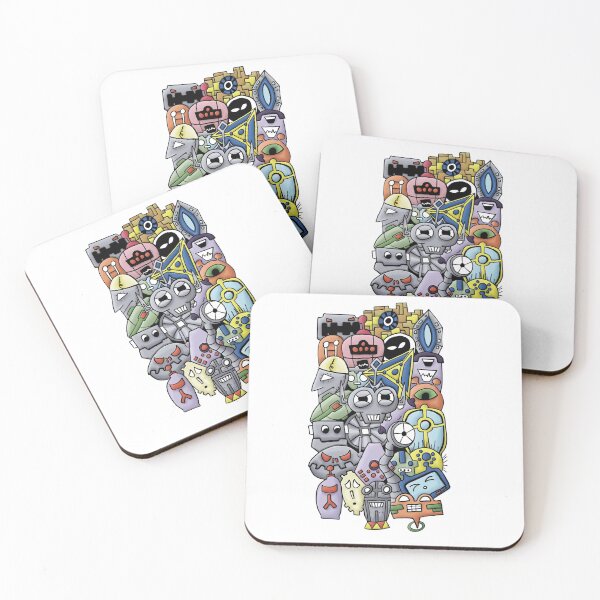 Item preview, Lots of Robots Doodle designed and sold by DestinedArt.