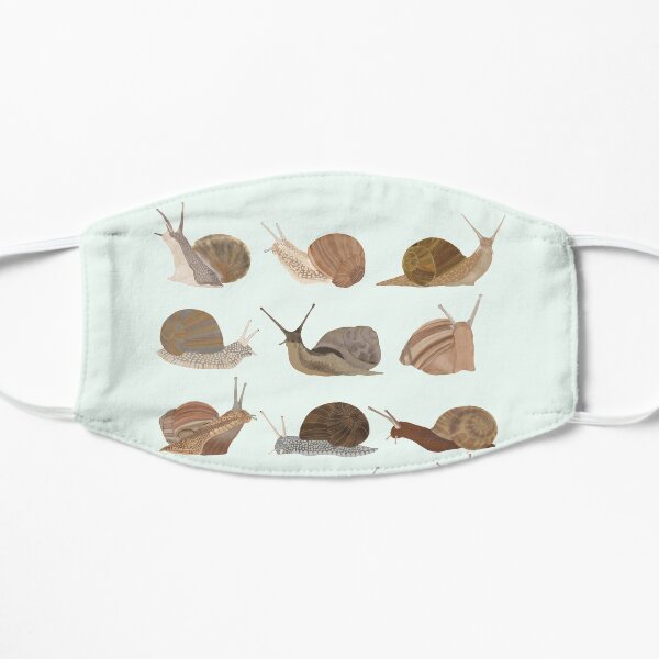 Snails Flat Mask