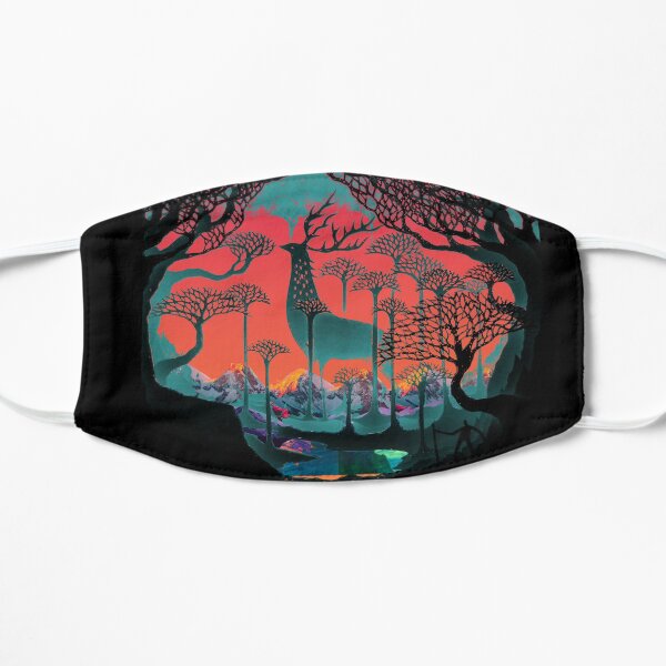 Forest Spirit - Woodland Illustration Flat Mask