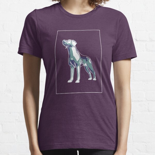 Dog Mauve Green E Essential T-Shirt