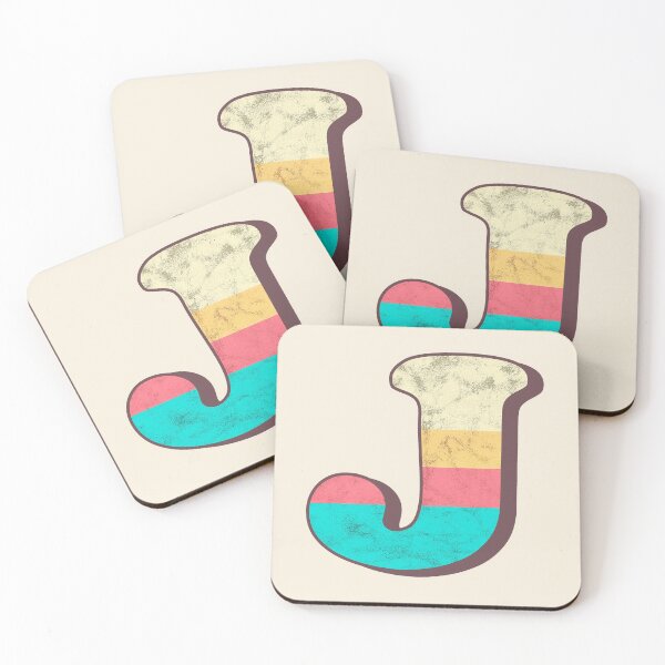 Item preview, J letter, vintage alphabet, typography, font designed and sold by OkihanaShop.