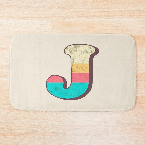 Item preview, J letter, vintage alphabet, typography, font designed and sold by OkihanaShop.