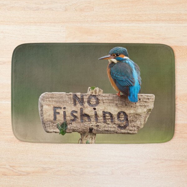 Item preview, No Fishing Kingfisher designed and sold by Dean Mason.
