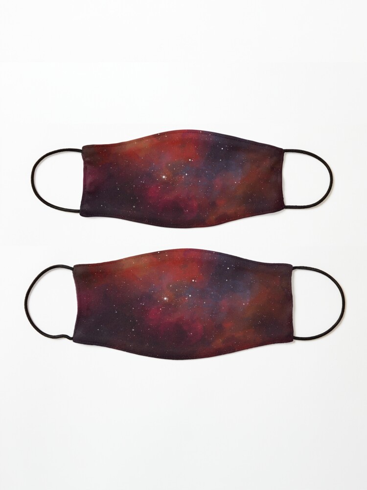 Alternate view of Space Fox Nebula Mask