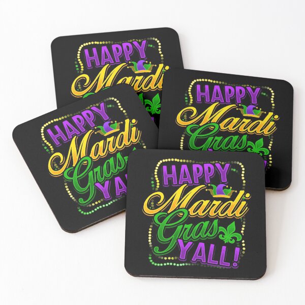 Item preview, Happy Mardi Gras Yall designed and sold by Meliafroggy.
