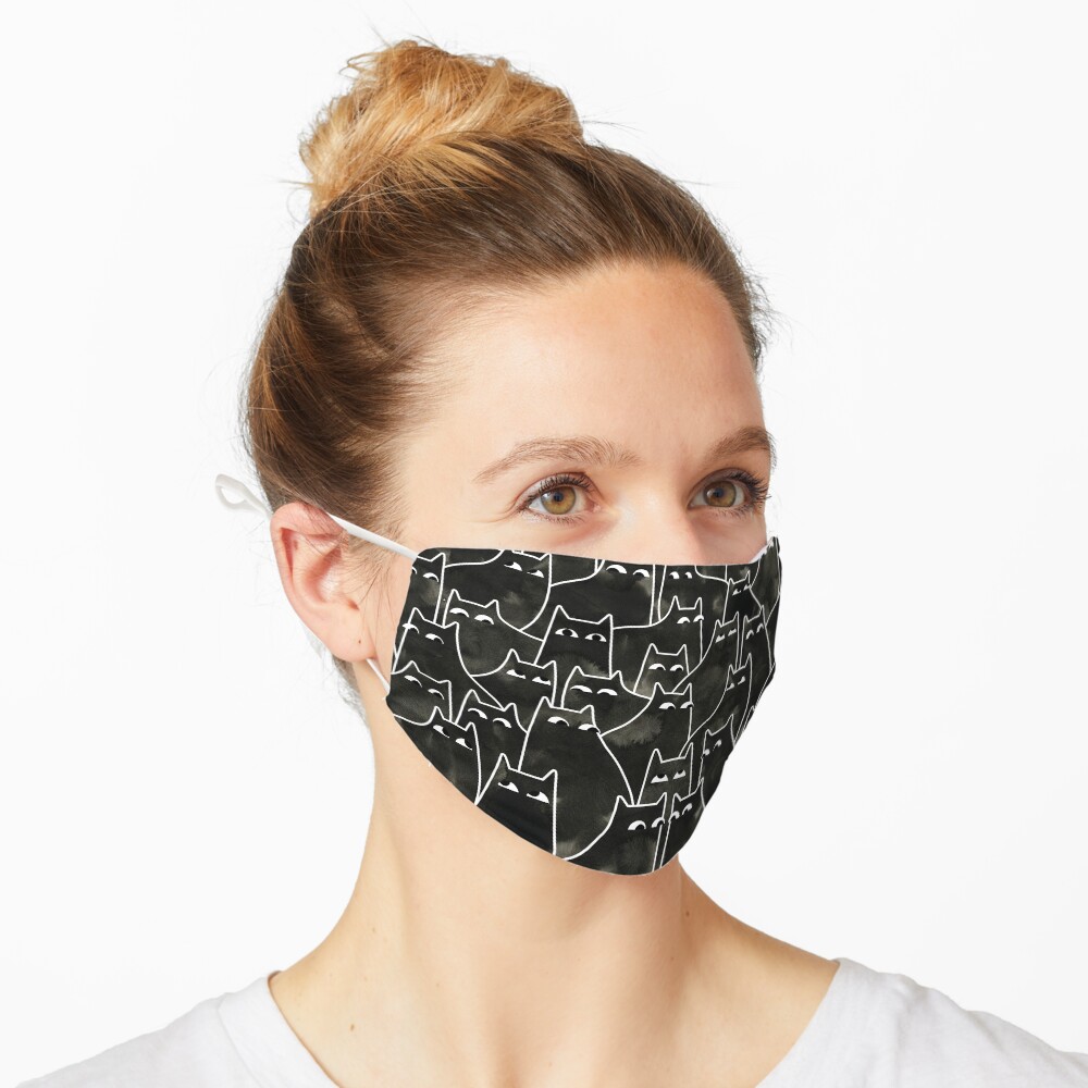 Suspicious Cats Mask