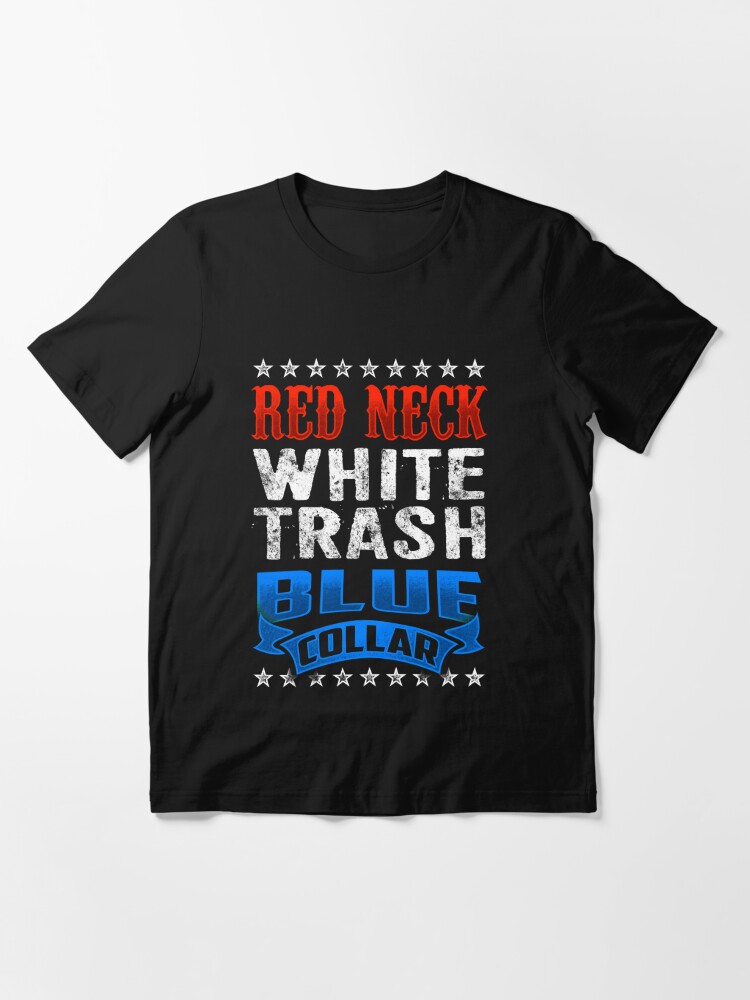 4th of July Pure White Trash White Adult Hoodie 