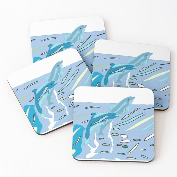 Item preview, Dolphins Leaping designed and sold by Arachne Art.