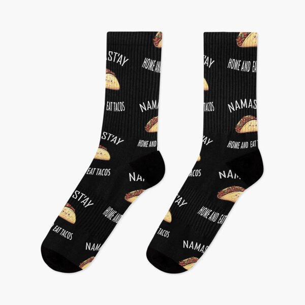 Item preview, Namast'ay Home And Eat Tacos designed and sold by Merch By ika.