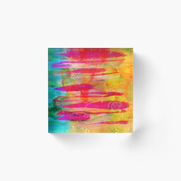 Pillars of ideation Acrylic Block