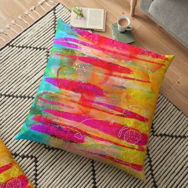 Pillars of ideation Floor Pillow