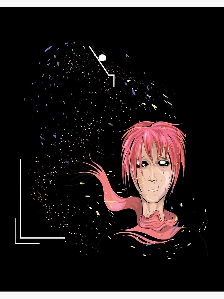 Sad Face Anime Art Board Print By Pretty People Redbubble