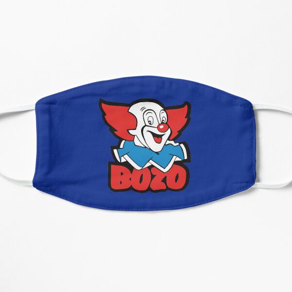 Bozo Clown Flat Mask