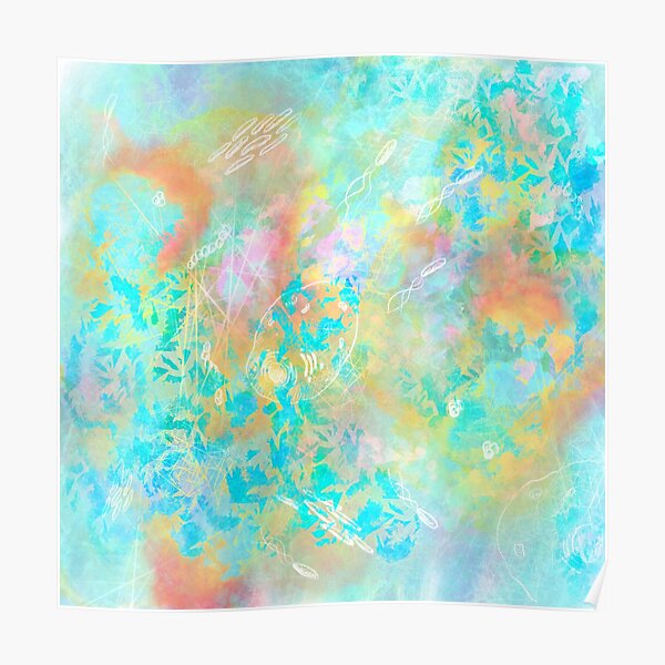 Microbial spring riot Poster