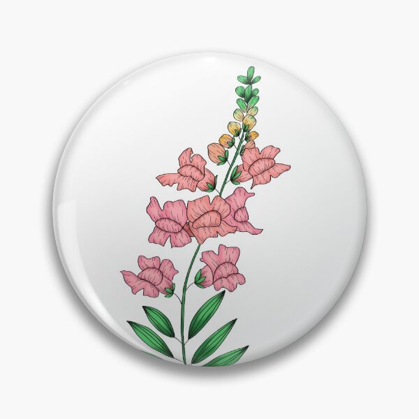 Item preview, Snapdragon Illustration Springtime Florals designed and sold by Wilder Blue Studio.
