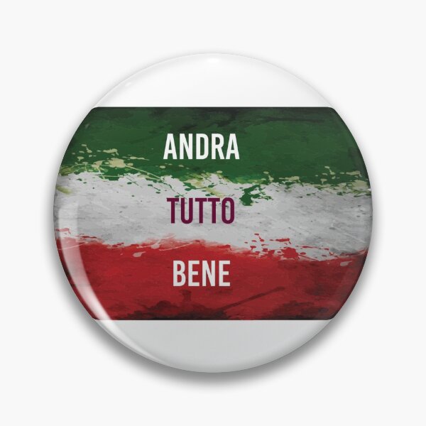 Item preview, Andrà Tutto Bene Everything Will Be Fine I Love Italy Face Masks designed and sold by ayion.