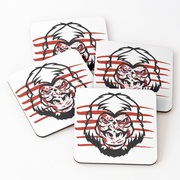 Item preview, Bloody monkey designed and sold by MrTeeTime.