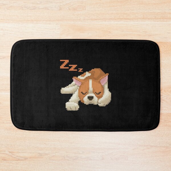 Item preview, Pixelated Cute Puppy Sleeping designed and sold by HopeDetour.