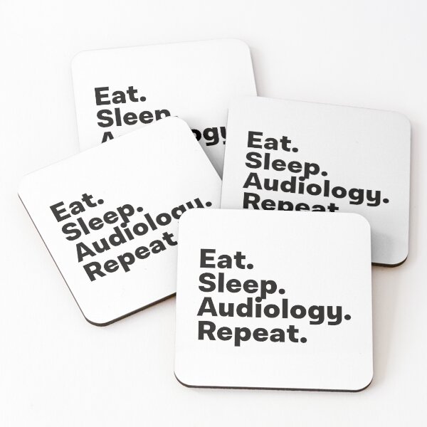 Item preview, Eat Sleep Audiology Repeat designed and sold by teesaurus.