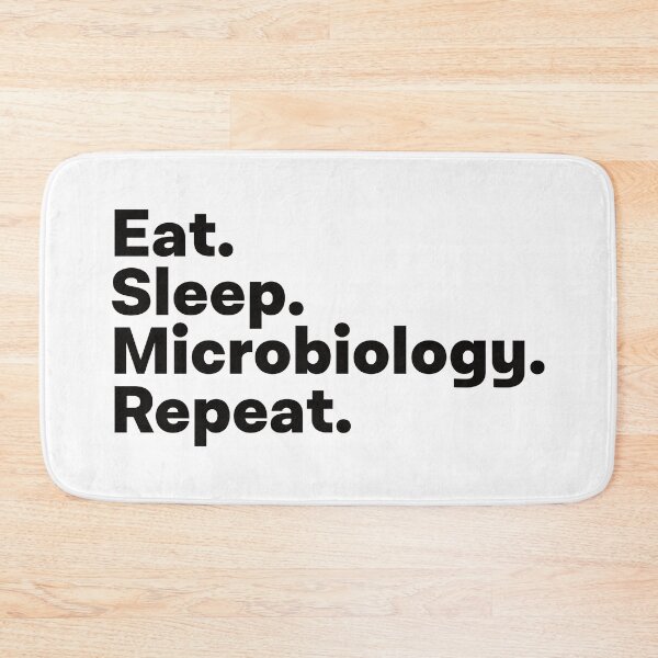 Item preview, Eat Sleep Microbiology Repeat designed and sold by teesaurus.