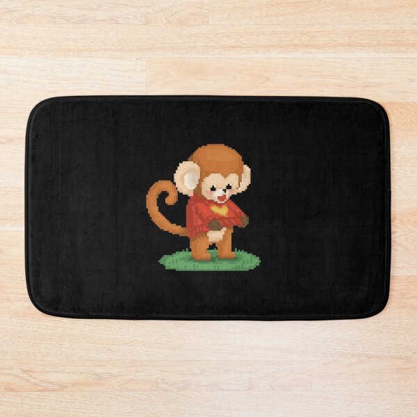 Item preview, Pixelated Cute baby monkey wear love sweater designed and sold by HopeDetour.