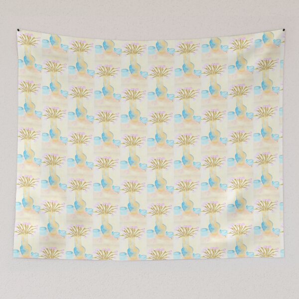 Item preview, Purple flowers by the blue bird designed and sold by Tonyasartprints.