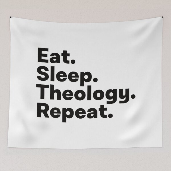 Item preview, Eat Sleep Theology Repeat designed and sold by teesaurus.