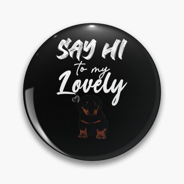 Item preview, Say Hi To My Lovely ! - Dog Lover Gift - Rescue - Adoption - Dog Mom - Dog Dad: A beautiful gift to give and beautiful product to wear . designed and sold by vadeldesigns.