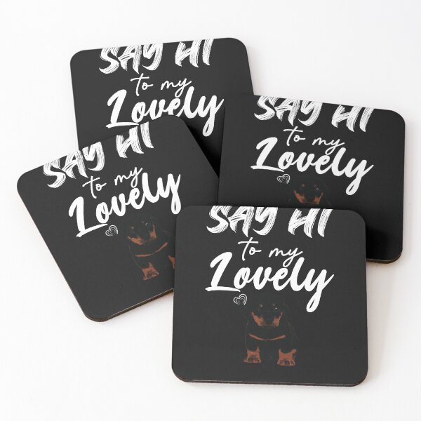 Item preview, Say Hi To My Lovely ! - Dog Lover Gift - Rescue - Adoption - Dog Mom - Dog Dad: A beautiful gift to give and beautiful product to wear . designed and sold by vadeldesigns.