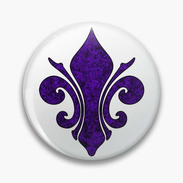Item preview, Purple Fleur de lis designed and sold by muskitt.