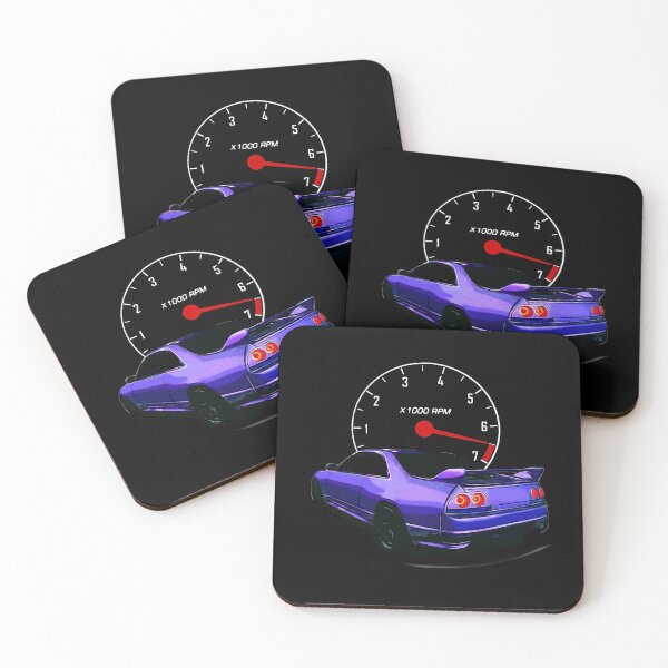Item preview, Amethyst Purple Skyline R33 GTR Rear Side designed and sold by Enthusiast Designs.