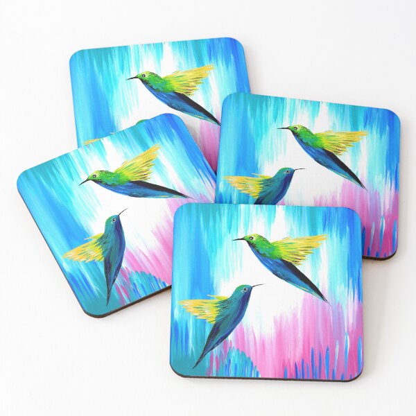 Item preview, Bright hummingbird prints designed and sold by CatherineJacobs.