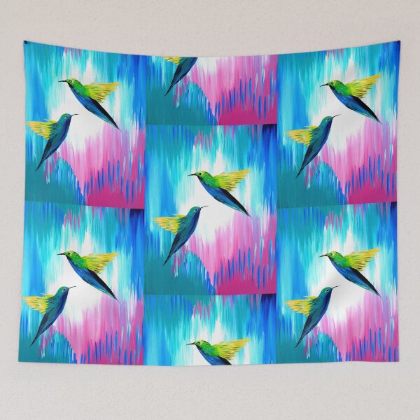 Item preview, Bright hummingbird prints designed and sold by CatherineJacobs.
